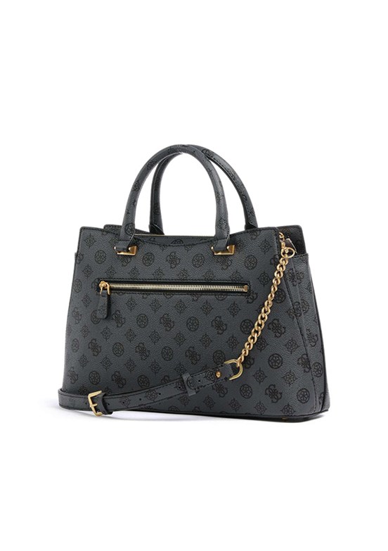 GUESS KUBA TRI COMPARTMENT - HWPA9329060 Kadın Antrasit El Çantası