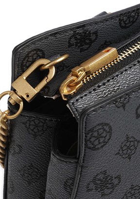 GUESS KUBA TRI COMPARTMENT - HWPA9329060 Kadın Antrasit El Çantası