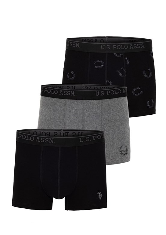 US POLO ASSN Antrasit Erkek Boxer