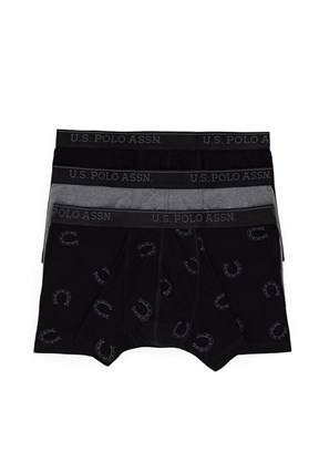 US POLO ASSN Antrasit Erkek Boxer