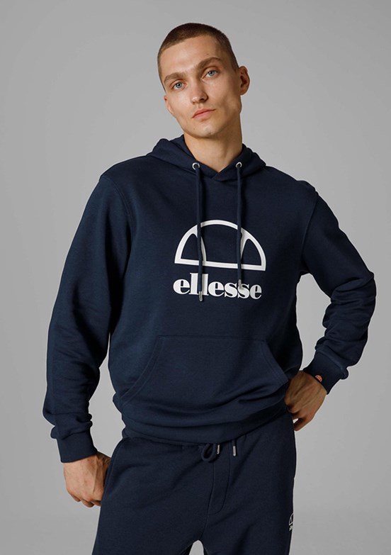 Ellesse Lacivert Erkek Kapüşonlu Sweatshirt