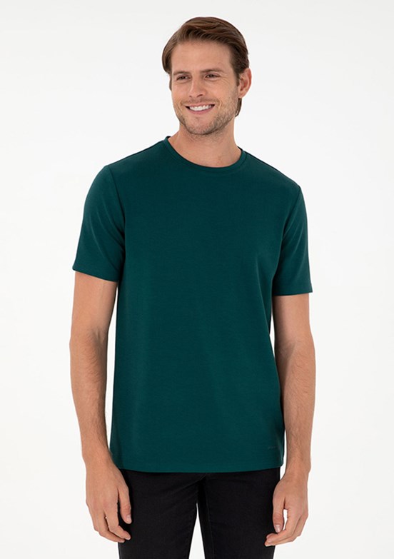 PİERRE CARDİN Yeşil Erkek Regular T-Shirt