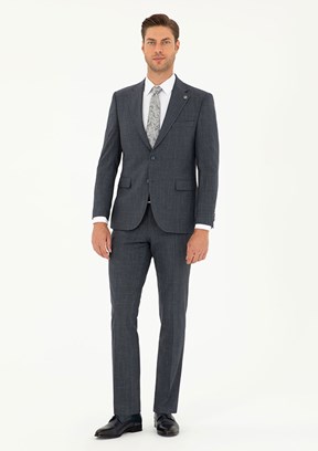 PİERRE CARDİN Lacivert Erkek Slim Takım Elbise