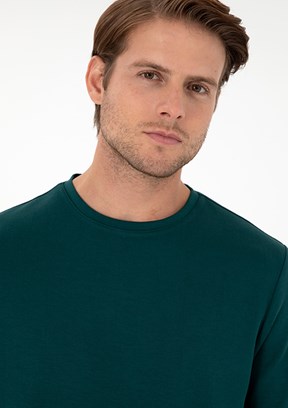 PİERRE CARDİN Erkek Yeşil Regular T-Shirt