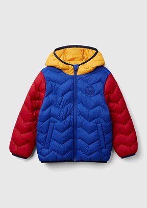 Benetton Mavi Erkek Bebek Şişme Mont