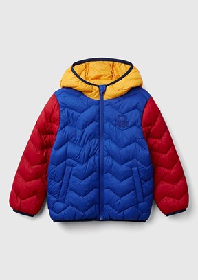 Benetton Mavi Erkek Bebek Şişme Mont