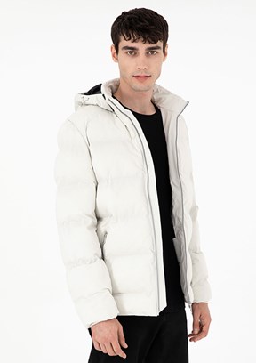 PİERRE CARDİN Gri Erkek Basic Mont