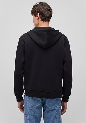 MAVİ - M0611715-900 Erkek Siyah Baskılı Sweatshirt
