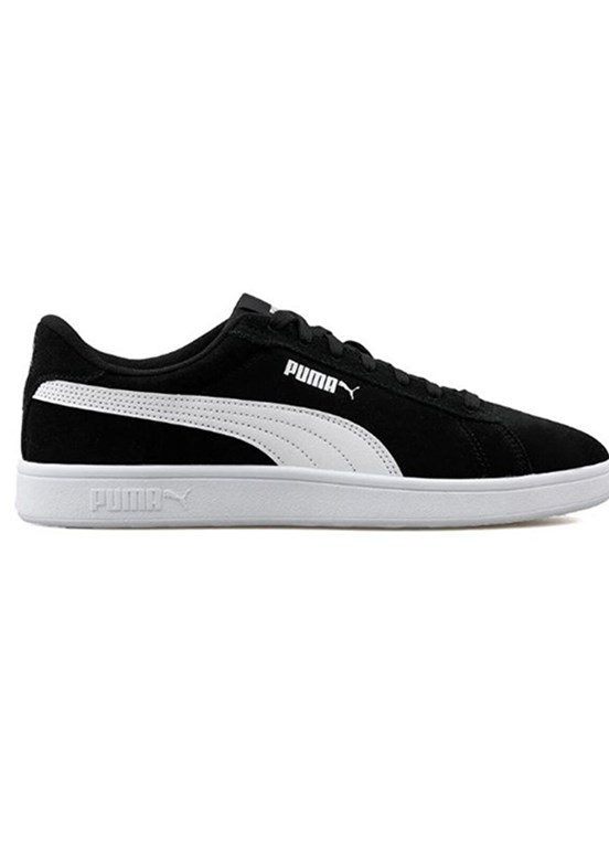 Puma Siyah Unisex Smash 3.0 Tenis Ayakkabısı