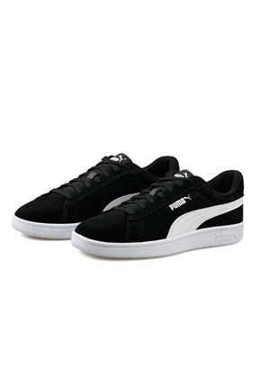 Puma Siyah Unisex Smash 3.0 Tenis Ayakkabısı