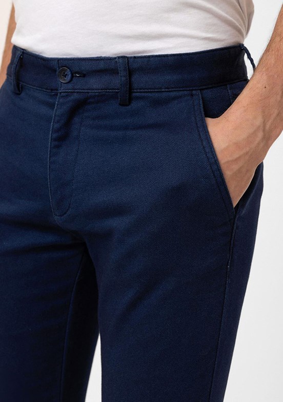 BACKANDBOND Lacivert Erkek Chino Pantolon