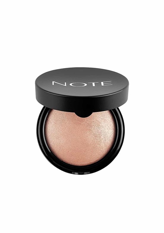 NOTE Baked Powder 01 Stardust Işıltılı Bitişli Highlighter Toz Yüz Pudrası