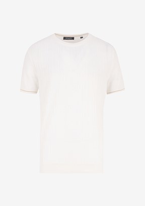 PİERRE CARDİN Beyaz Erkek Slim Kazak
