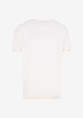 PİERRE CARDİN Beyaz Erkek Slim Kazak