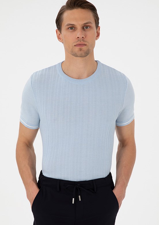 PIERRE CARDIN Çok Renkli Erkek Slim Kazak