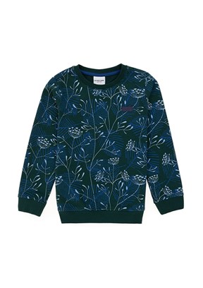 US POLO ASSN Yeşil Erkek Çocuk Regular Sweatshirt