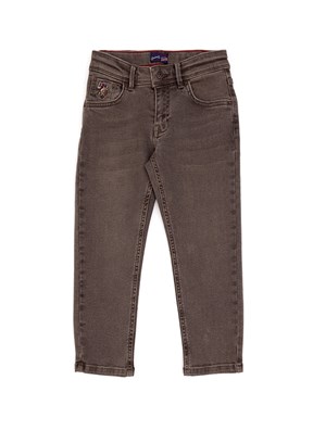 US POLO ASSN Kahverengi Erkek Slim Jean Pantolon