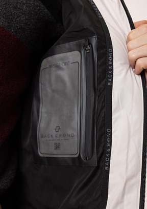 BACKANDBOND Bej Erkek Şişme Mont