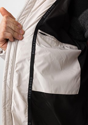 BACKANDBOND Bej Erkek Şişme Mont