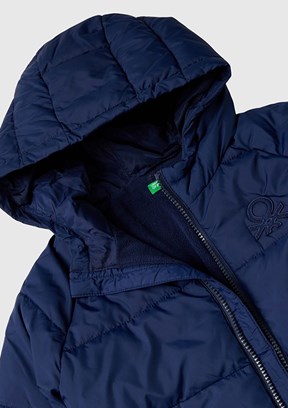BENETTON Lacivert Erkek Bebek Baskılı Mont