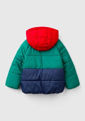 BENETTON Yeşil Erkek Bebek Baskılı Mont