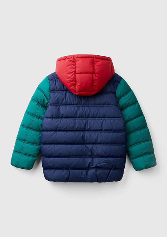 BENETTON Lacivert Erkek Çocuk Baskılı Mont