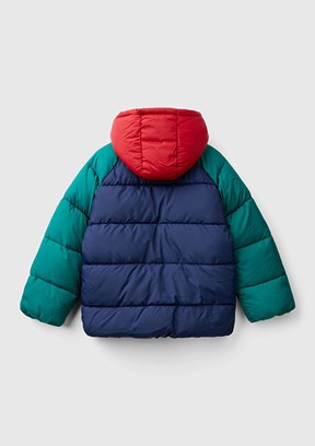 BENETTON Lacivert Erkek Çocuk Baskılı Mont