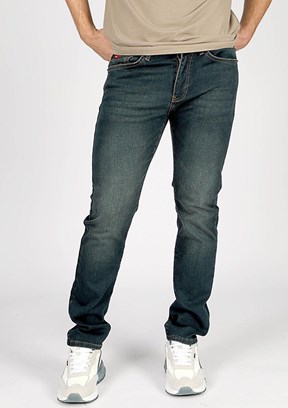 Lee Cooper Mavi Erkek Straight Jean Pantolon