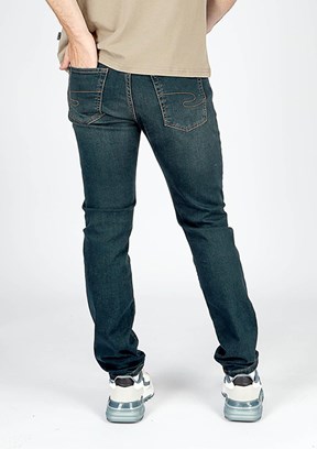 Lee Cooper Mavi Erkek Straight Jean Pantolon