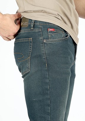 Lee Cooper Mavi Erkek Straight Jean Pantolon