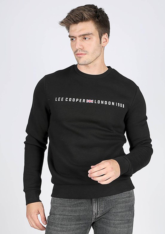 Lee Cooper Siyah Erkek O Yaka Sweatshirt