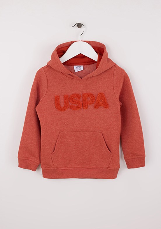 US POLO ASSN Turuncu Erkek Çocuk Basic Sweatshirt