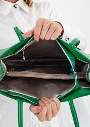 ARON Yeşil Kadın Kol Çantası