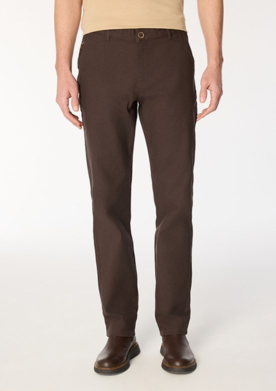 US POLO ASSN Kahverengi Erkek Chino Pantolon