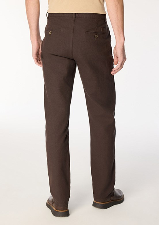 US POLO ASSN Kahverengi Erkek Chino Pantolon