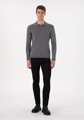 US POLO ASSN Antrasit Erkek Slim Jean Pantolon