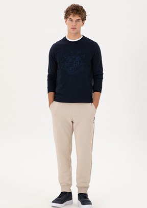 US POLO ASSN Bej Erkek Slim Pantolon