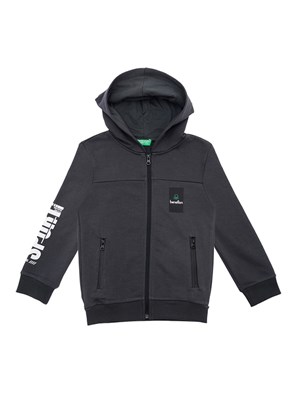 BENETTON Antrasit Erkek Çocuk Baskılı Sweatshirt