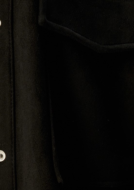 KOTON Siyah Kadın Uzun Kol Gömlek