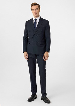 SÜVARİ Lacivert Erkek Slim Takım Elbise