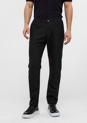BACKANDBOND Siyah Erkek Normal Bel Pantolon