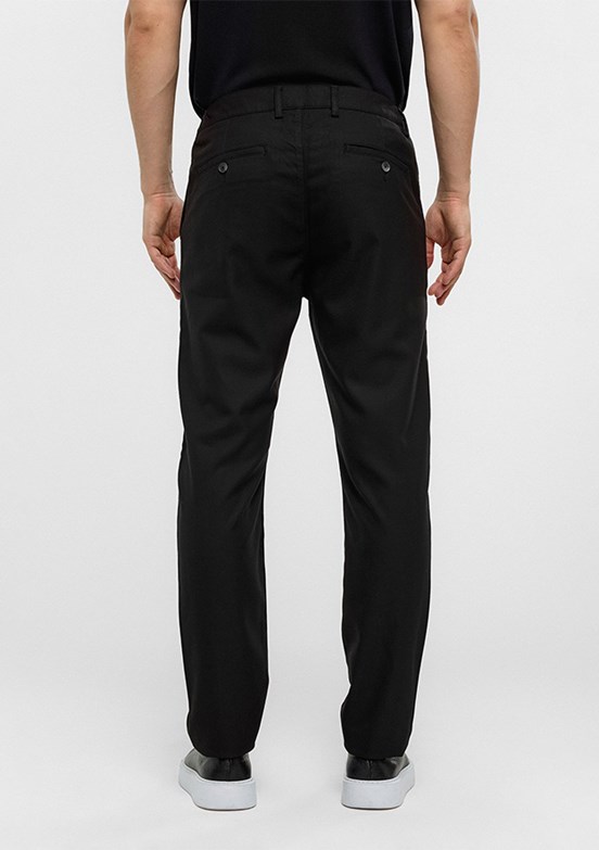 BACKANDBOND Siyah Erkek Normal Bel Pantolon