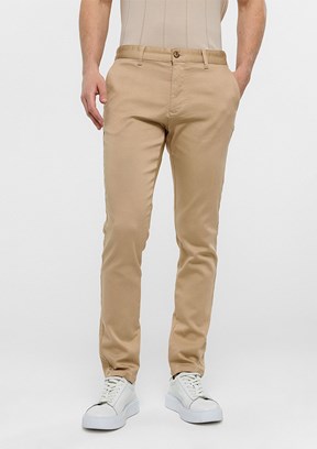 BACKANDBOND Bej Erkek Chino Pantolon