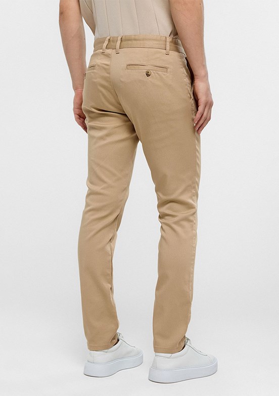 BACKANDBOND Bej Erkek Chino Pantolon