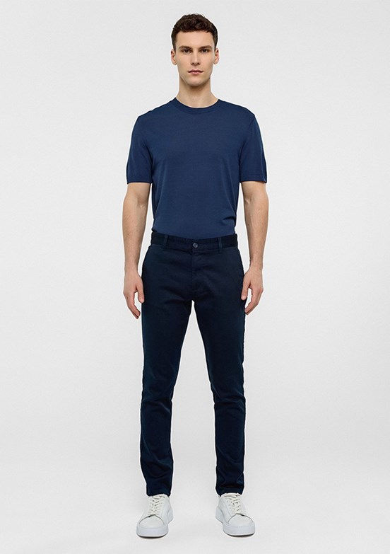 BACKANDBOND Lacivert Erkek Chino Pantolon