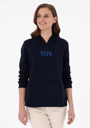 US POLO ASSN Lacivert Kadın Basic Sweatshirt