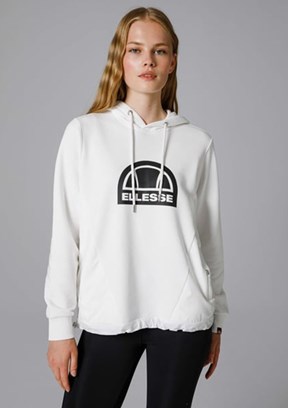 ELLESSE Beyaz Kadın Kapüşonlu Sweatshirt