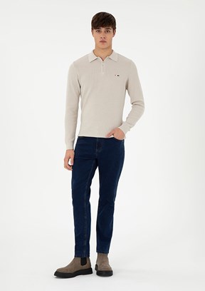 US POLO ASSN Mavi Erkek Slim Jean Pantolon