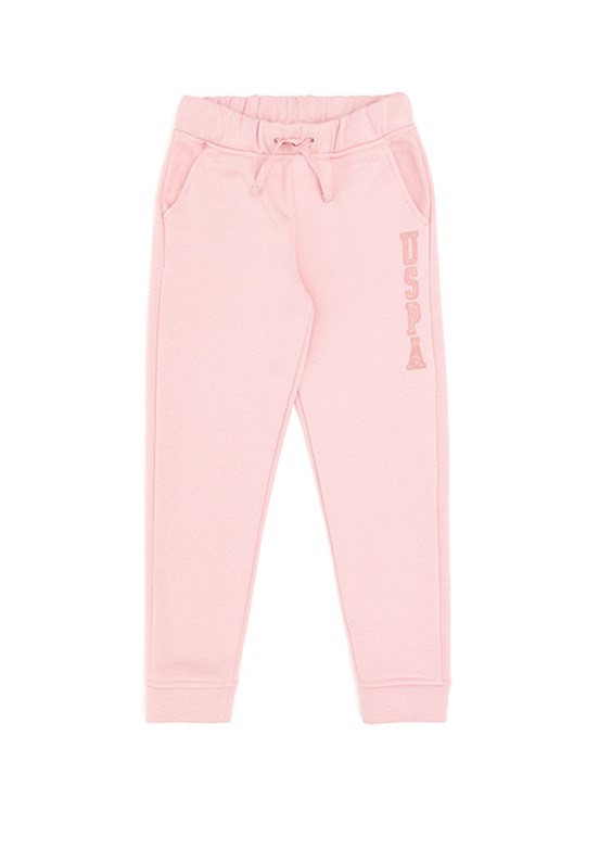 US POLO ASSN Pembe Kız Çocuk Regular Pantolon