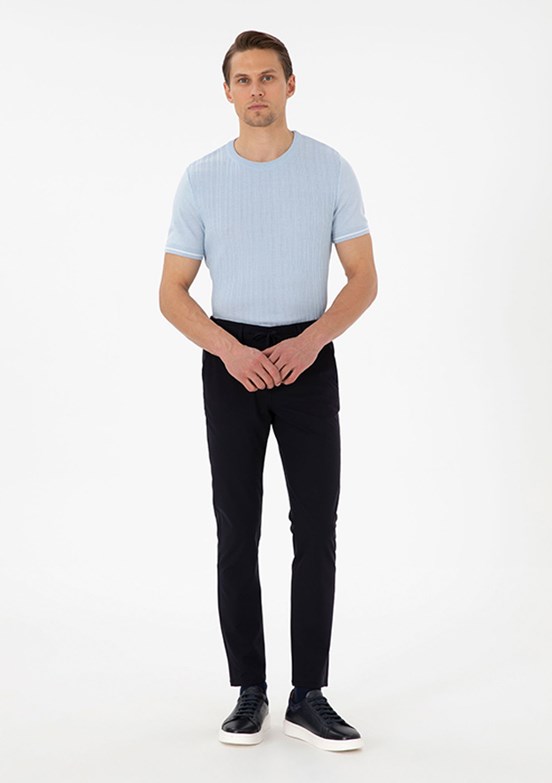 PIERRE CARDIN Lacivert Erkek Slim Pantolon